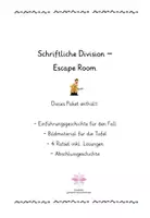 Vorschau - Arbeitsblätter - Escape Room - Schriftliche Division - Deckblatt