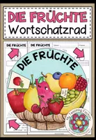 Vista previa - Manualidades / Dibujos para colorear - DIE FRÜCHTE - Wortschatzrad - Portada