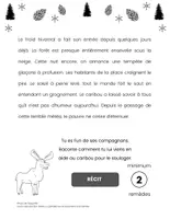 Aperçu - Feuilles d'exercices - Situation Écriture Caribou Récit Description - Page 1