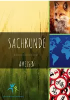 Vorschau - Stundenentwürfe - Rund um Ameisen 2 Aufgaben Grafiken Steckbrief Lebenszyklus Lösung - Deckblatt