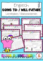 Vorschau - Arbeitsblätter - Going to-Future / Will-Future - Lerntheke, Stationenlernen - Happy Edition - Deckblatt