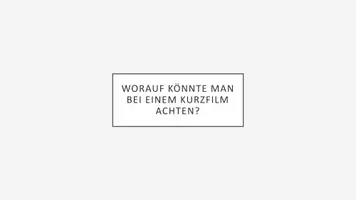 Vorschau - Arbeitsblätter - Kurzfilm PPP - Deckblatt
