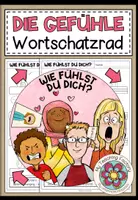Vista previa - Hojas de trabajo - DIE GEFÜHLE - Wortschatzrad - Portada
