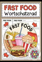 Vista previa - Hojas de trabajo - FAST FOOD - Wortschatzrad - Portada