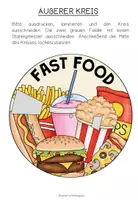 Vista previa - Hojas de trabajo - FAST FOOD - Wortschatzrad - página 2