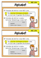 Vorschau - Arbeitsblätter - Übungswörter Aufgabenkartei (Lernwörter, Grundwortschatz) - Seite 3