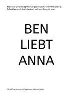 Vorschau - Unterrichtsreihen - BEN LIEBT ANNA - differenzierte Aufgaben zu jedem Kapitel - Deckblatt