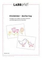 Vorschau - Mal- und Bastelvorlagen - Stickbilder Muttertag - Stickvorlagen für Kinder - Seite 2