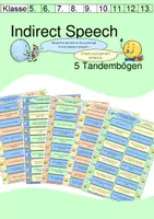 Vorschau - Spiele - Tandem Activity / Tandembögen Indirect Speech / Reported Speech - Deckblatt