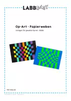 Vorschau - Mal- und Bastelvorlagen - Op-Art Papierweben für Kinder - Seite 2