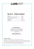 Vorschau - Mal- und Bastelvorlagen - Op-Art Papierweben für Kinder - Seite 3