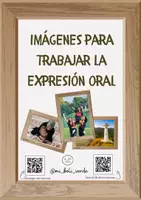Vista previa - Tarjetas / Manipulativos - 16 Imágenes para trabajar la expresión oral - Portada