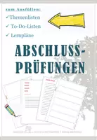 Aperçu - Feuilles d'exercices - Abschlussprüfungen - Lernplan - Page de couverture