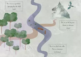 Vorschau - Anderer Materialtyp - KEL-Gespräch mit Fantasy-Landkarte - Deckblatt