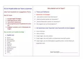 Vorschau - Arbeitsblätter - Projektarbeit Projektmappe (Begleitmaterial + Arbeitsblätter) Fächerübergreifend - Seite 3