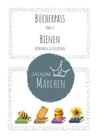 Vorschau - Mal- und Bastelvorlagen - Bücherpass Paket 8 - Biene - Deckblatt