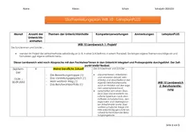 Vorschau - Lehrpläne/Lehrermaterial - Stoffverteilungsplan MS 10 LehrplanPlus Bayern WiB - Deckblatt