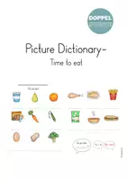 Vorschau - Arbeitsblätter - Picture Dictionary "Time to eat" - Bilderwörterbuch - Deckblatt