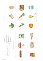 Vorschau - Arbeitsblätter - Picture Dictionary "Time to eat" - Bilderwörterbuch - Seite 2