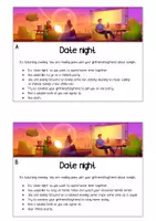 Vorschau - Bildkarten - Date night - Role Play/Rollenspiel – Mündliche Prüfung Englisch (oral exam) - Seite 2