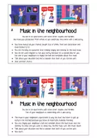 Vorschau - Bildkarten - Music in the neighbourhood - Role Play/Rollenspiel – Mündliche Prüfung Englisch (oral exam) - Seite 2