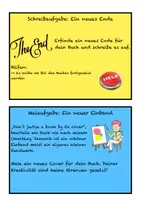 Vorschau - Stationenlernen - Produktive Literaturaufgaben, Bücherrolle, Buchprojekt, UE - Seite 2