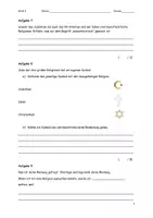 Vorschau - Klassenarbeiten - Klassenarbeit WuN Weltreligionen mit Lösungen Klasse 5/6 - Seite 3