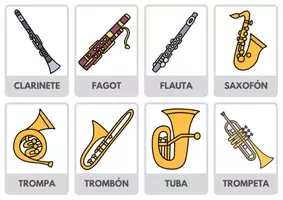 Vista previa - Tarjetas / Manipulativos - Tarjetas Instrumentos 🎷🎼🎻🎹 - página 3