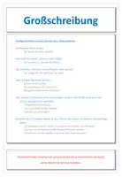 Aperçu - Feuilles d'exercices - Deutsch: Großschreibung und Nominalisierung - Merkblätter und Übungen - Page 1
