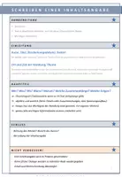 Aperçu - Feuilles d'exercices - Deutsch: Inhaltsangabe - Merkblatt und interaktive Vorlage - Page 3