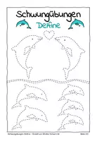Vorschau - Arbeitsblätter - Schwungübungen Delfine - Seite 2