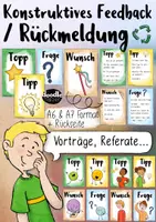 Vorschau - Präsentationen/Tafelbilder - Rückmeldung / Peer Feedback für Präsentationen und Referate - Deckblatt