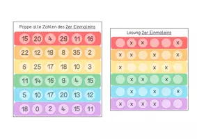 Vorschau - Stationenlernen - Pop it Einmaleins - Seite 2