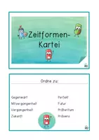 Vorschau - Stationenlernen - Kartei: Zeitformen - Seite 3