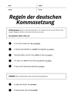 Aperçu - Feuilles d'exercices - Règles de placement des virgules en allemand Partie 2 - Page 2