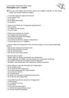 Vorschau - Arbeitsblätter - Roman Elektrische Fische von Susan Kreller - Höraufgabe zum ersten Kapitel mit Lösungen - Seite 2