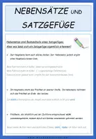 Aperçu - Feuilles d'exercices - Deutsch: Nebensätze und Konjunktionen - Arbeitsheft interaktiv - Page 1