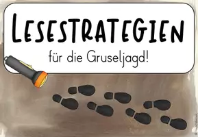 Vorschau - Präsentationen/Tafelbilder - Lesestrategien für Gruselgeschichten - Seite 1
