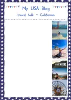 Vorschau - Arbeitsblätter - California - freebie - Deckblatt