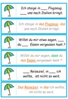 Vorschau - Aufgabenkarten - Sommer: das oder dass - Übungskarten - Seite 3