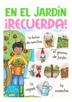 Vorschau - Spiele - en el jardín ¡RECUERDA! - Wortschatz zuordnen Spanisch / Español (Mini - Bildkarten für den Spanischunterricht) - Deckblatt