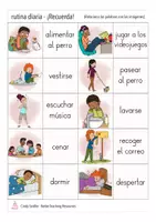 Vista previa - Juegos / Gamificación - rutina diaria ¡Recuerda! juego Español - página 1