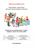 Vorschau - Arbeitsblätter - Das ist uns wichtig, unser Zusammenleben, Teil 4 - Deckblatt