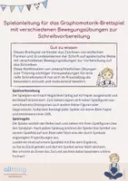 Vorschau - Mal- und Bastelvorlagen - Graphomotorik-Brettspiel mit verschiedenen Bewegungsübungen zur Schreibvorbereitung - Seite 2