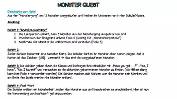 Vorschau - Spiele - HAVE YOU GOT ...? GAME (Speaking + Writing Activity) - Seite 1