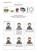 Vorschau - Arbeitsblätter - Materialpaket Vorgangsbeschreibung (19 Arbeitsblätter) - Deckblatt