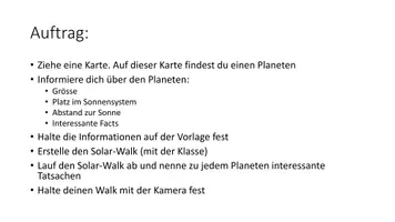 Vorschau - Stundenentwürfe - Die Erde - SolarWalk - Seite 1