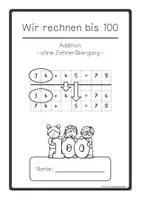 Vorschau - Arbeitsblätter - ZR 100 - halbschriftliche Addition ohne Zehnerübergang - Übungsheft - Seite 2