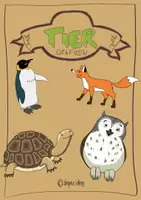 Vorschau - Mal- und Bastelvorlagen - Tierbilder - Grafiken, Ausmalbilder - Deckblatt