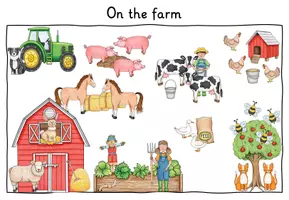 Vorschau - Poster - On the farm (2. Klasse): Wimmelbild - Seite 3